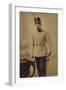 Ak Kaiser Franz Josef I., Standportrait, Uniform, Hochhut, Säbel-null-Framed Photographic Print