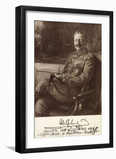 Ak Kaiser Wilhelm II. Von Preußen, Liersch 7800-null-Framed Photographic Print