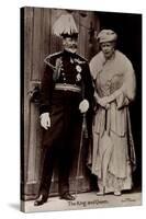 Ak King George V and Queen Mary, Maria Von Teck, England-null-Stretched Canvas