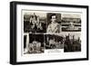 Ak König Ludwig II Und Seine Schlösser, Neuschwanstein, Hohenschwangau-German photographer-Framed Photographic Print