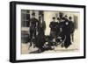 Ak Kronprinzenpaar, Herzogin Carl, Graf Törring, Jagd, Winter-German photographer-Framed Photographic Print