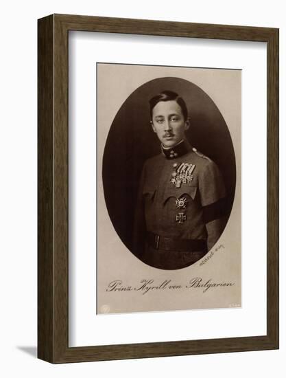 Ak Prinz Kirill Von Bulgarien Mit Bruststern, Npg 6384-null-Framed Photographic Print