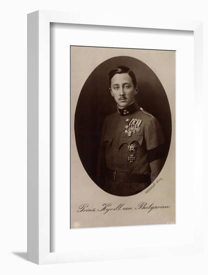 Ak Prinz Kirill Von Bulgarien Mit Bruststern, Npg 6384-null-Framed Photographic Print