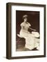 Ak Prinzessin Marie Gabriele Von Bayern, Brautkleid, Fächer-null-Framed Photographic Print