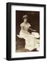 Ak Prinzessin Marie Gabriele Von Bayern, Brautkleid, Fächer-null-Framed Photographic Print