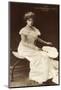 Ak Prinzessin Marie Gabriele Von Bayern, Brautkleid, Fächer-null-Mounted Photographic Print