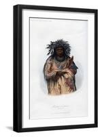 Ak-Quee-We-Zaints, the Boy, 1848-Harris-Framed Giclee Print