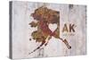 AK Rusty Cementwall Heart-Red Atlas Designs-Stretched Canvas