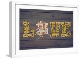 AK State Love-Design Turnpike-Framed Giclee Print