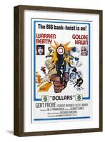 $, (Aka Dollars), from Left: Warren Beatty, Goldie Hawn, 1971-null-Framed Art Print