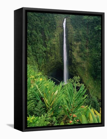 Akaka Falls-Joseph Sohm-Framed Stretched Canvas