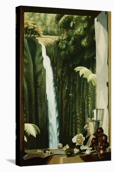 Akaka Waterfall, Hawaii, 1925-1930 (Oil on Canvas)-Pierre Roy-Stretched Canvas