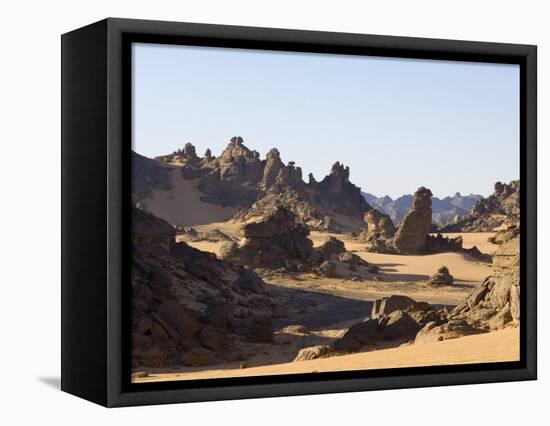 Akakus, Sahara Desert, Fezzan, Libya, North Africa, Africa-Pitamitz Sergio-Framed Stretched Canvas