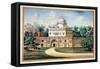 Akali Temple Amritsar, from 'The Kingdom of the Punjab, its Rulers and Chiefs, Volume II', a…-null-Framed Stretched Canvas