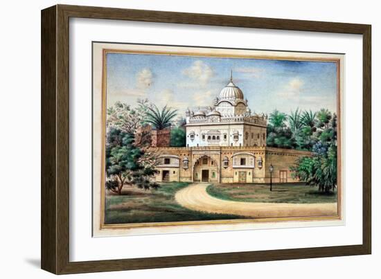 Akali Temple Amritsar, from 'The Kingdom of the Punjab, its Rulers and Chiefs, Volume II', a…-null-Framed Giclee Print