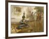 Akalis at the Holy Tank, Umritsar, from 'India Ancient and Modern', 1867 (Colour Litho)-William 'Crimea' Simpson-Framed Giclee Print