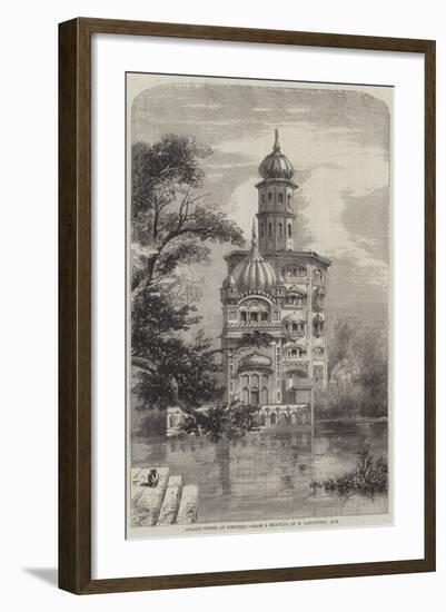 Akalis Tower at Umritzir-William Carpenter-Framed Giclee Print