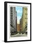 Akard Street Canyon, Dallas, Texas-null-Framed Art Print