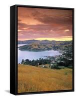 Akaroa, Banks Peninsula, South Island, New Zealand-Doug Pearson-Framed Stretched Canvas