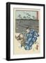 Akasaka, April 1855-Utagawa Hiroshige-Framed Giclee Print