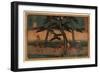 Akasaka-Utagawa Hiroshige-Framed Giclee Print