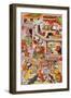 Akbar's Household Rejoicing at the Birth of His Second Son-null-Framed Giclee Print