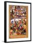 Akbar Visits the Shrine of Khwajah Mu'In Ad-Din Chishti at Ajmer, Ca 1590-Basawan-Framed Giclee Print