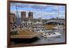 Aker Brygge and City Hall, Oslo, Norway, Scandinavia, Europe-Hans-Peter Merten-Framed Photographic Print