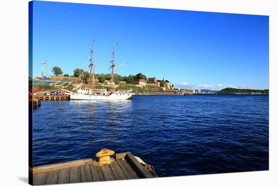 Aker Brygge District near the Seaport.-Stefano Amantini-Stretched Canvas