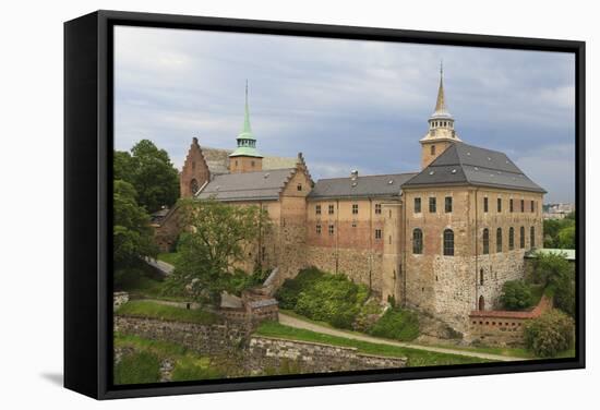 Akershus Castle and Fortress on a Summer's Evening, Oslo, Norway, Scandinavia, Europe-Eleanor Scriven-Framed Stretched Canvas