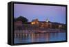 Akershus Fortress and Harbour, Oslo, Norway, Scandinavia, Europe-Doug Pearson-Framed Stretched Canvas