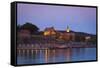 Akershus Fortress and Harbour, Oslo, Norway, Scandinavia, Europe-Doug Pearson-Framed Stretched Canvas