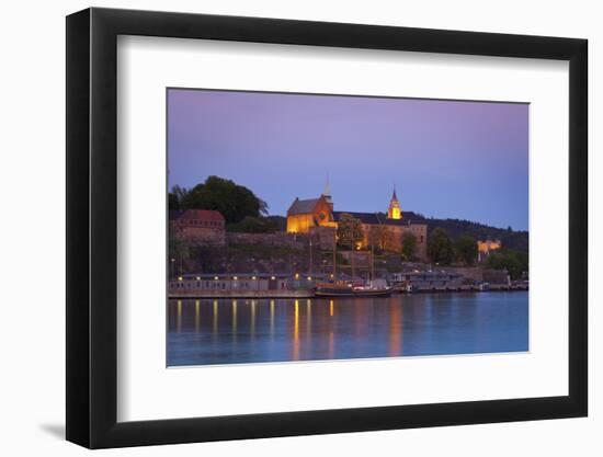 Akershus Fortress and Harbour, Oslo, Norway, Scandinavia, Europe-Doug Pearson-Framed Photographic Print