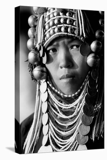 Akha Woman from Northern Thailand-null-Stretched Canvas