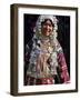 Akha Woman with Silver Headdress and Necklace Embellished with Glass Beads, Burma, Myanmar-Nigel Pavitt-Framed Photographic Print