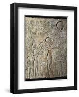 Akhenaten and His Family to the Aten-null-Framed Art Print