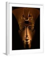 Akhenaten Statue, Pharaohs of the Sun, Luxor Museum, Amarna, Egypt-Kenneth Garrett-Framed Premium Photographic Print