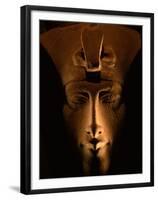 Akhenaten Statue, Pharaohs of the Sun, Luxor Museum, Amarna, Egypt-Kenneth Garrett-Framed Premium Photographic Print