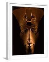 Akhenaten Statue, Pharaohs of the Sun, Luxor Museum, Amarna, Egypt-Kenneth Garrett-Framed Premium Photographic Print