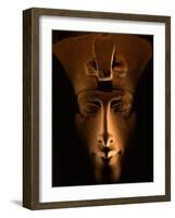 Akhenaten Statue, Pharaohs of the Sun, Luxor Museum, Amarna, Egypt-Kenneth Garrett-Framed Photographic Print