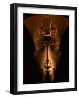 Akhenaten Statue, Pharaohs of the Sun, Luxor Museum, Amarna, Egypt-Kenneth Garrett-Framed Photographic Print