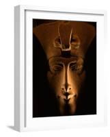 Akhenaten Statue, Pharaohs of the Sun, Luxor Museum, Amarna, Egypt-Kenneth Garrett-Framed Photographic Print