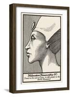 Akhenaton Also Known as Amenhotep IV or Amenophis IV Egyptian Pharaoh-null-Framed Art Print