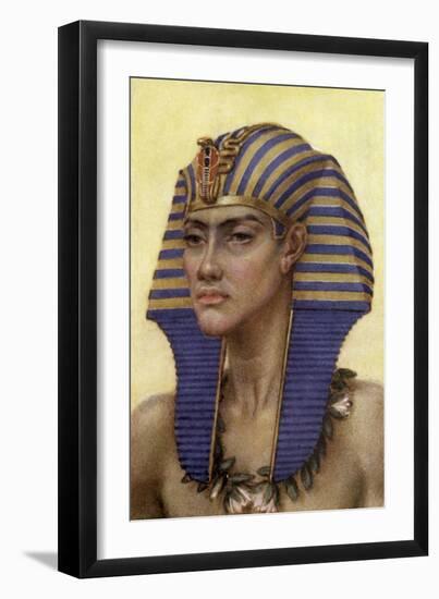 Akhenaton, Also Known as Amenhotep IV or Amenophis IV-Winifred Brunton-Framed Art Print