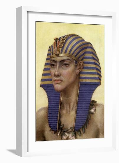 Akhenaton, Also Known as Amenhotep IV or Amenophis IV-Winifred Brunton-Framed Art Print