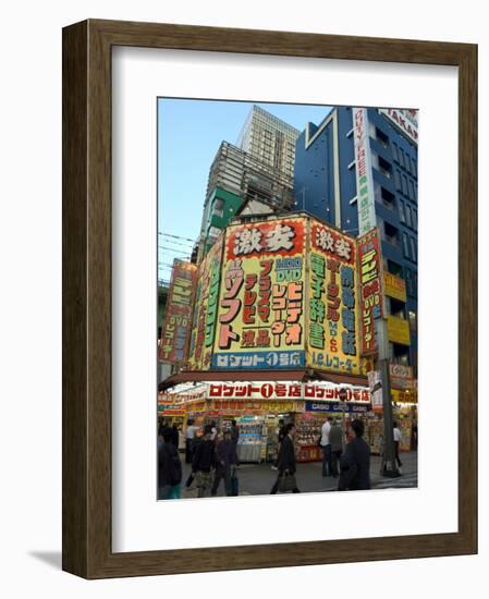 Akihabara Electrical Shopping District, Tokyo, Honshu, Japan-Christian Kober-Framed Photographic Print