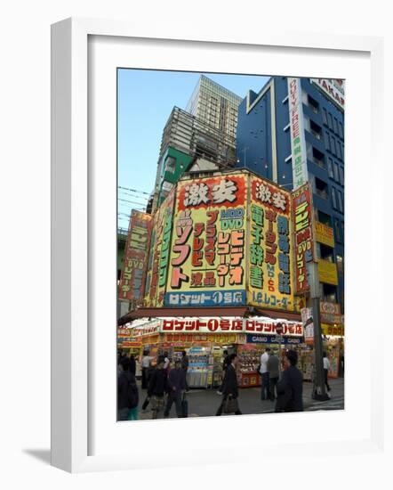 Akihabara Electrical Shopping District, Tokyo, Honshu, Japan-Christian Kober-Framed Photographic Print