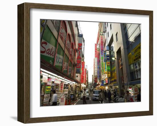Akihabara Electrical Shopping District, Tokyo, Honshu, Japan-Christian Kober-Framed Photographic Print