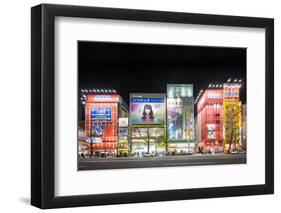 Akihabara electronic town, Tokyo, Japan-Jan Christopher Becke-Framed Premium Photographic Print