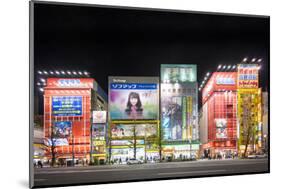 Akihabara electronic town, Tokyo, Japan-Jan Christopher Becke-Mounted Photographic Print